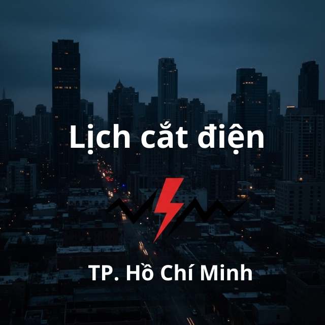 Lịch cúp điện Hồ Chí Minh