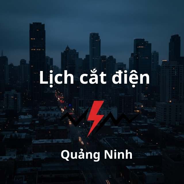 Lịch cúp điện Đặc khu Cô Tô - Hệ thống điện lực Việt Nam